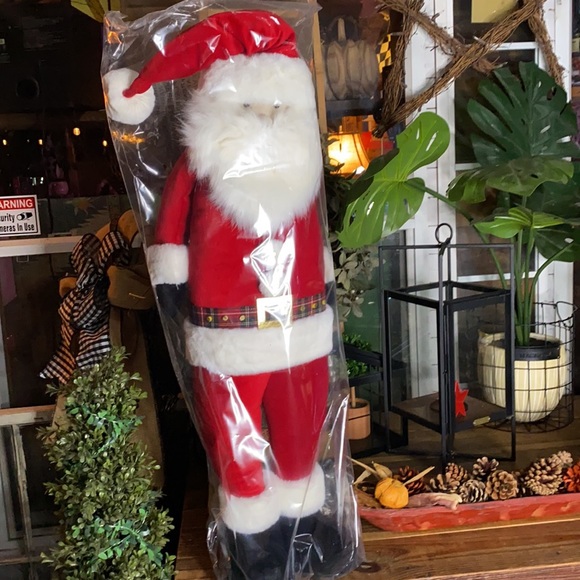 Pottery Barn Kids Large Standing Velvet Santa Claus Holiday Decor 🎅🏻🎁🎄 - Picture 4 of 11